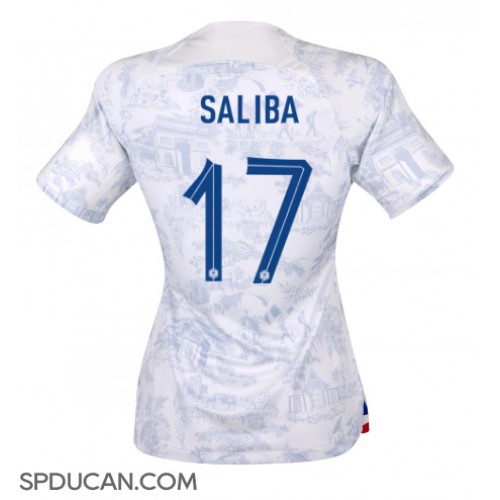 Zenski Nogometni Dres Francuska William Saliba #17 Gostujuci SP 2022 Kratak Rukav
